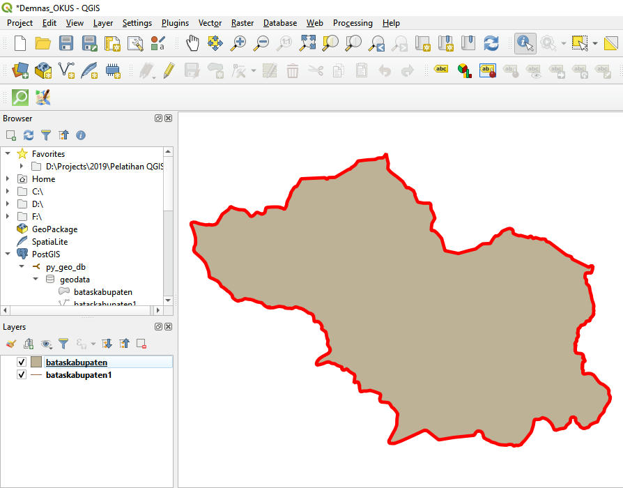 Analisis Geospatial menggunakan Python Bagian 4 - Konversi SHP ke PostgrSQL Analisis Geospatial menggunakan Python Bagian 4 - Konversi SHP ke PostgrSQL