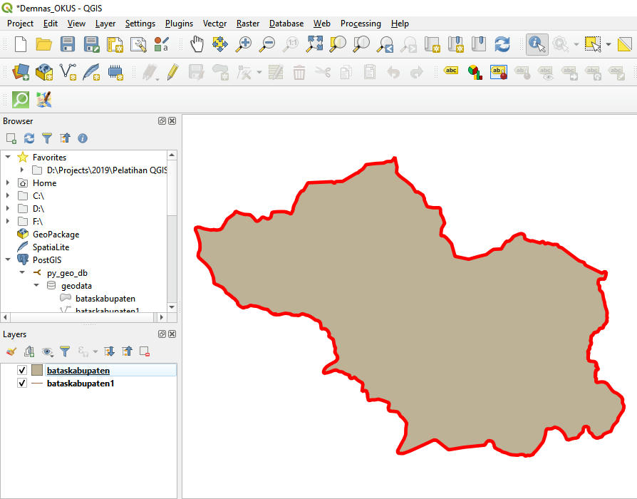 Analisis Geospatial menggunakan Python Bagian 4 - Konversi SHP ke PostgrSQL