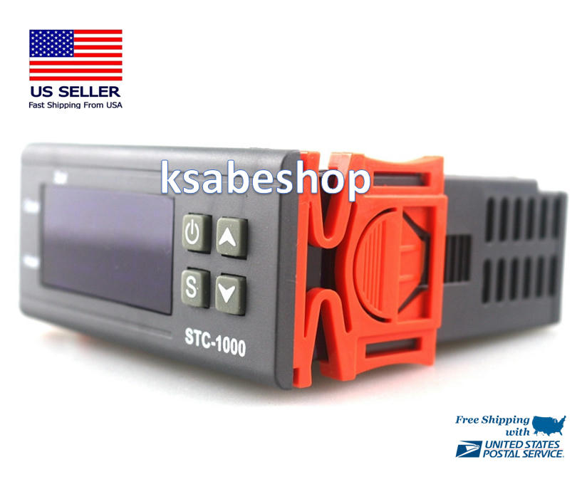 Digital 220V STC-1000 Temperature Controller Thermostat Regulator+Sensor USA