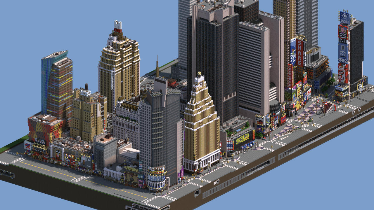 Midtown Manhattan New York City Download V2 3 Minecraft Map