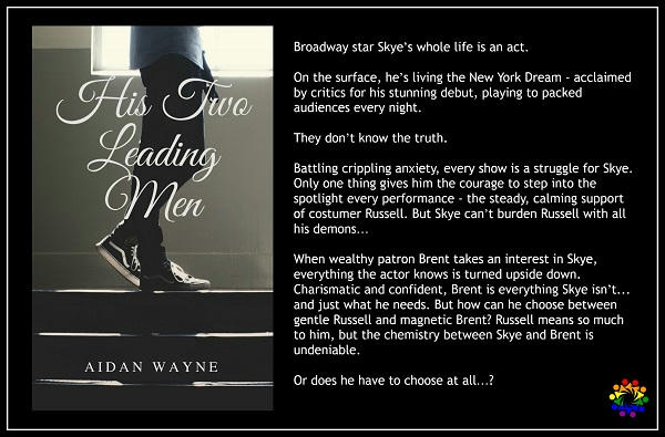 Aidan Wayne - His Two Leading Men BLURB