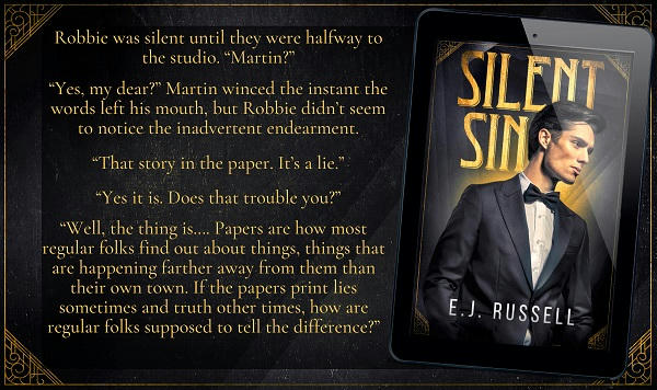 E.J. Russell - Silent Sin newspaper_lies