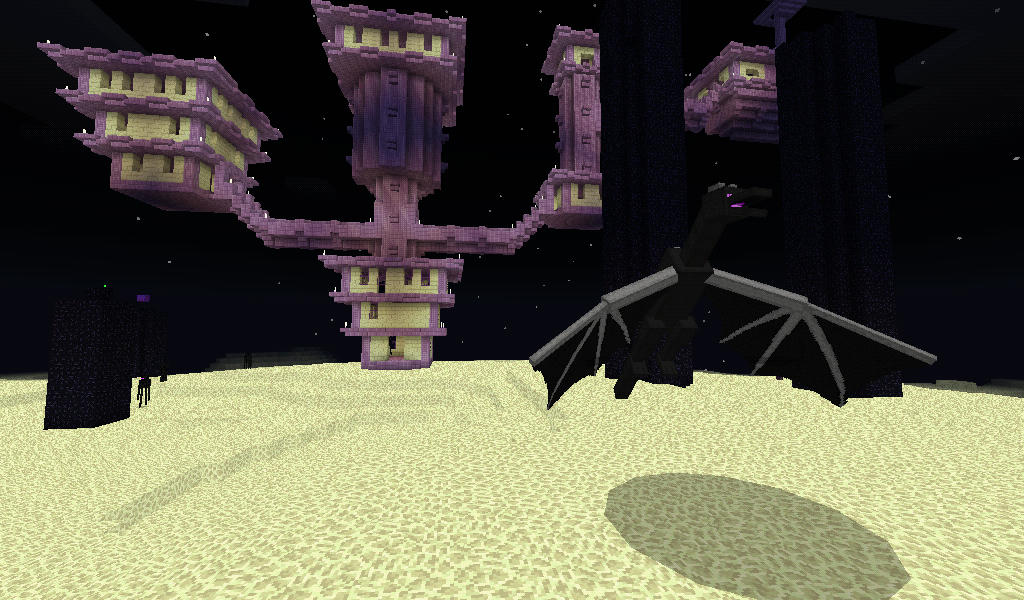 The End Add-On!!! Ender Dragon, Endermites, Ender Pearls 