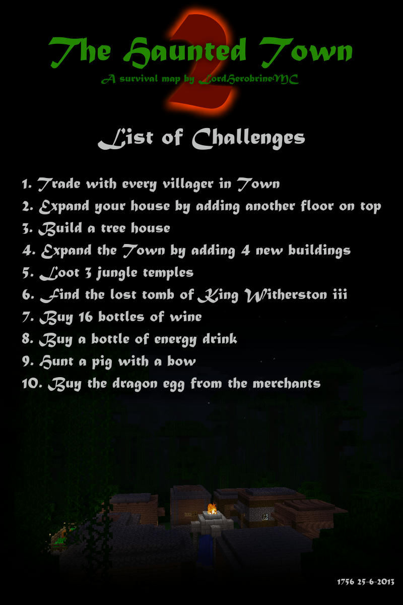 [Survival Map]The Haunted Town 2 (Custom trades & items!) - Maps ...