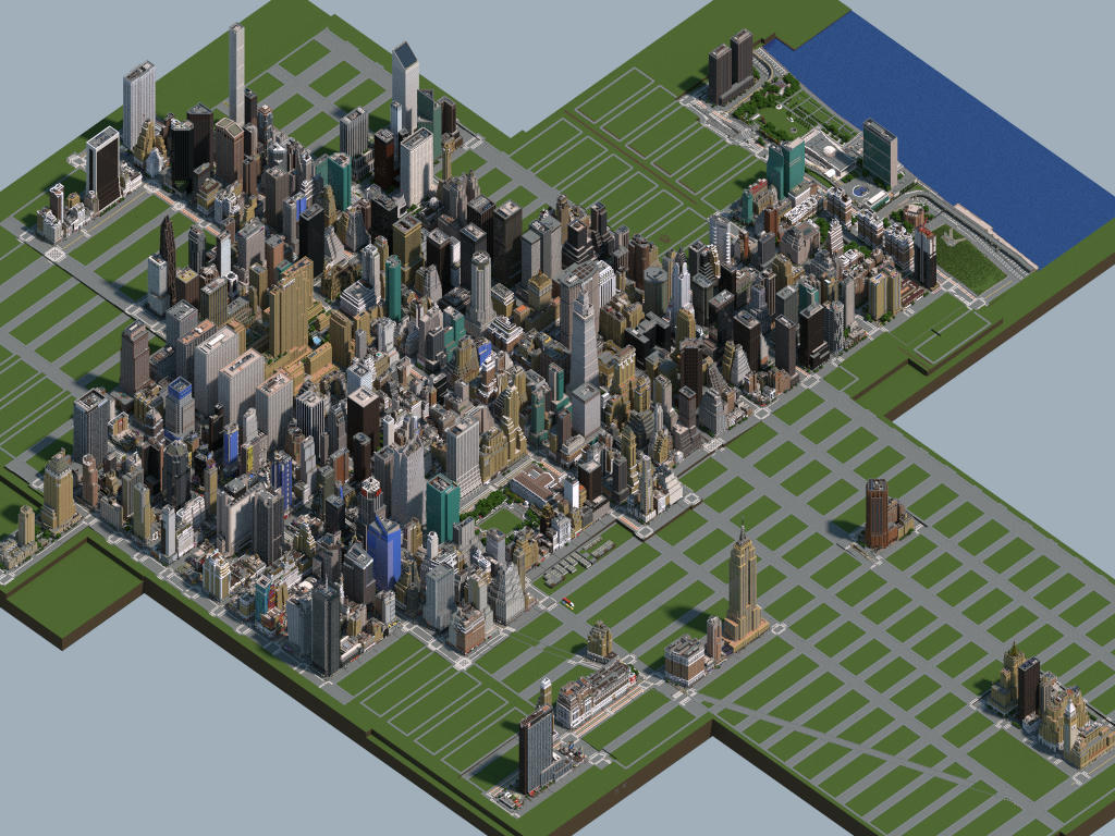Midtown Manhattan, New York City (DOWNLOAD V3.3) Minecraft Map