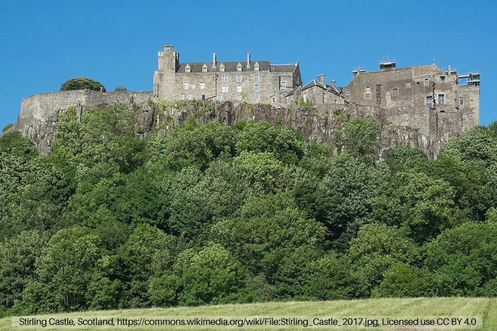 Stirling Castle in Scotland