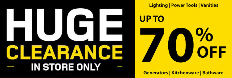 Huge In-Store Clearance Sale