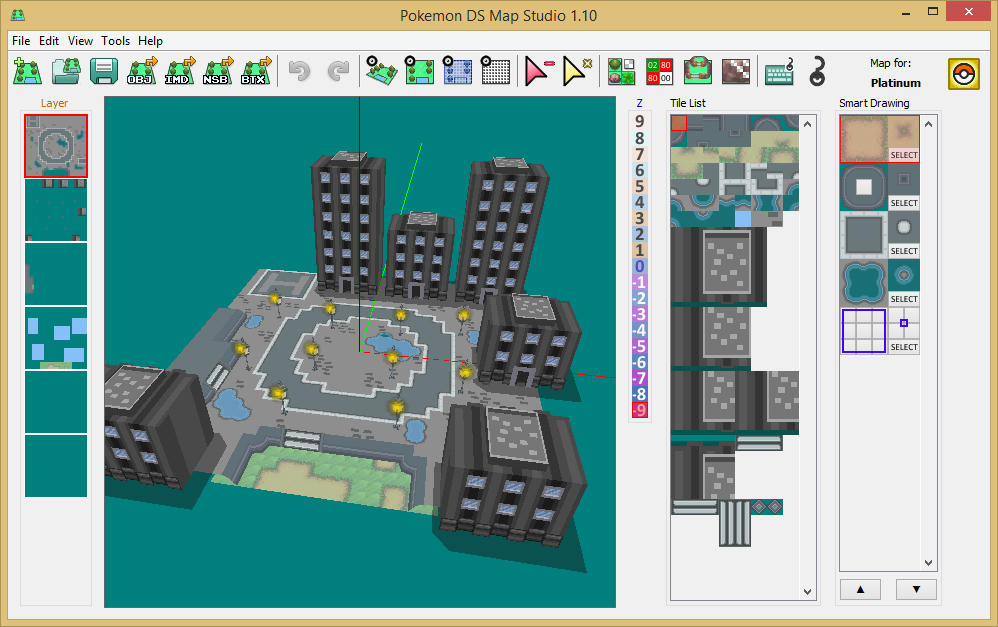 Pokemon DS Map Studio: Create Pokemon DS maps in 5 min [2.1 VERSION]