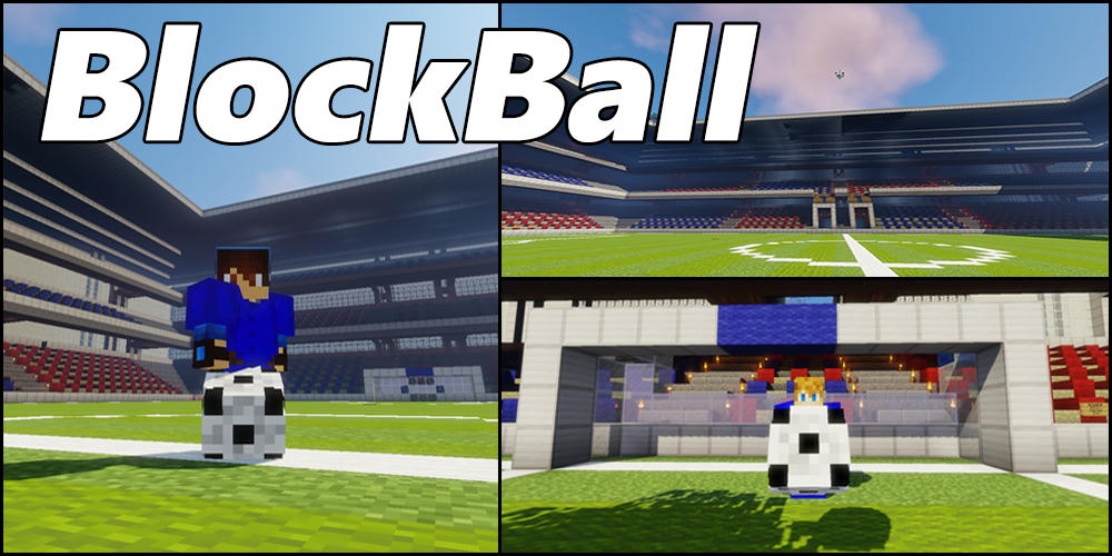 BlockBall [Minigame|BungeeCord|Soccer/Football|1.20.4] Minecraft Mod