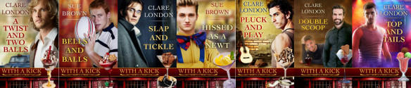 Clare London - With A Kick series banner