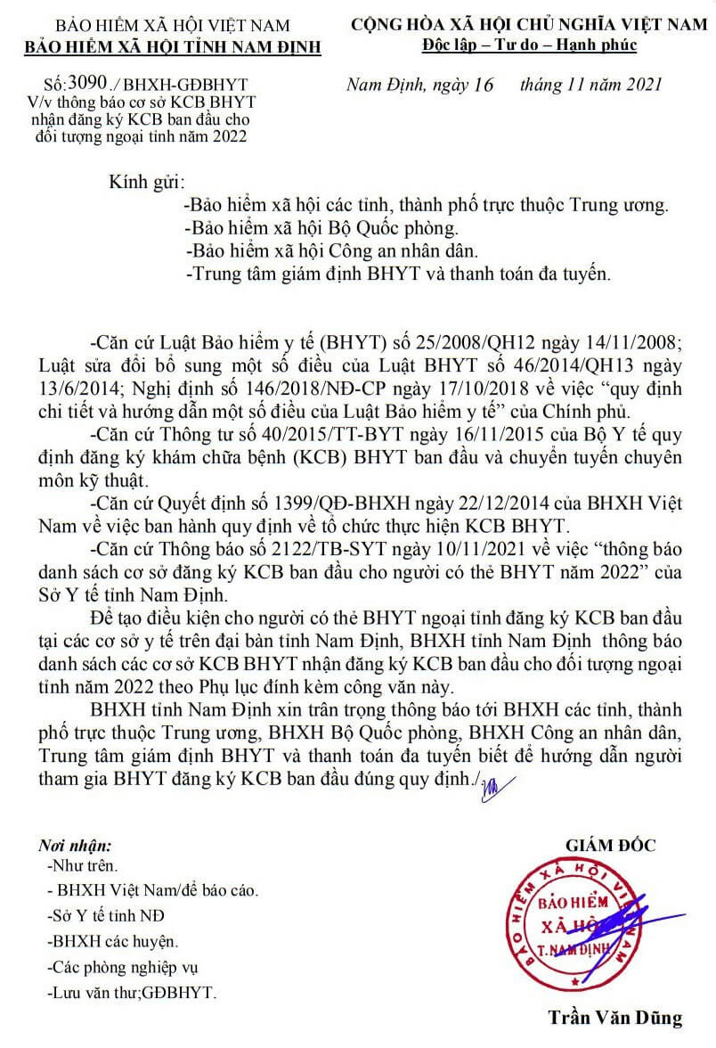 Nam Dinh 3090 CV KCB BHYT ngoai tinh 2022.JPG