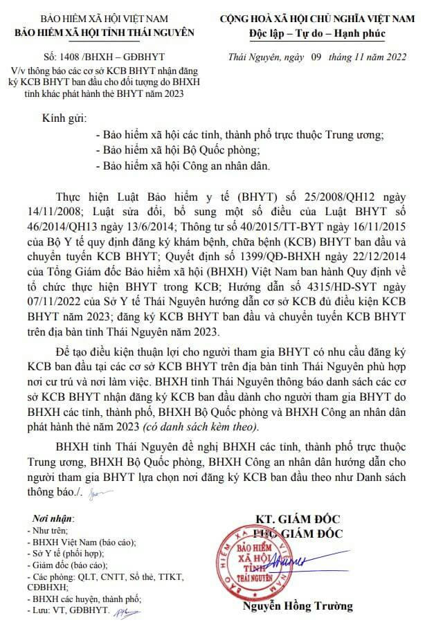 Thai Nguyen 1408 CV KCB ban dau ngoai tinh nam 2023.JPG