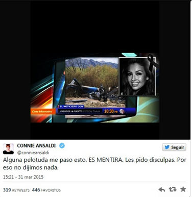  Alguna pelotuda me paso esto. ES MENTIRA. Les pido disculpas. Por eso no dijimos nada 