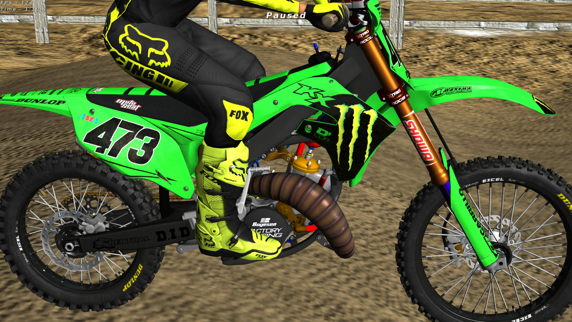 2021 Kawasaki kx125 MX Simulator