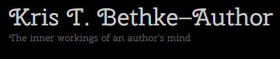 Kris T. Bethke banner