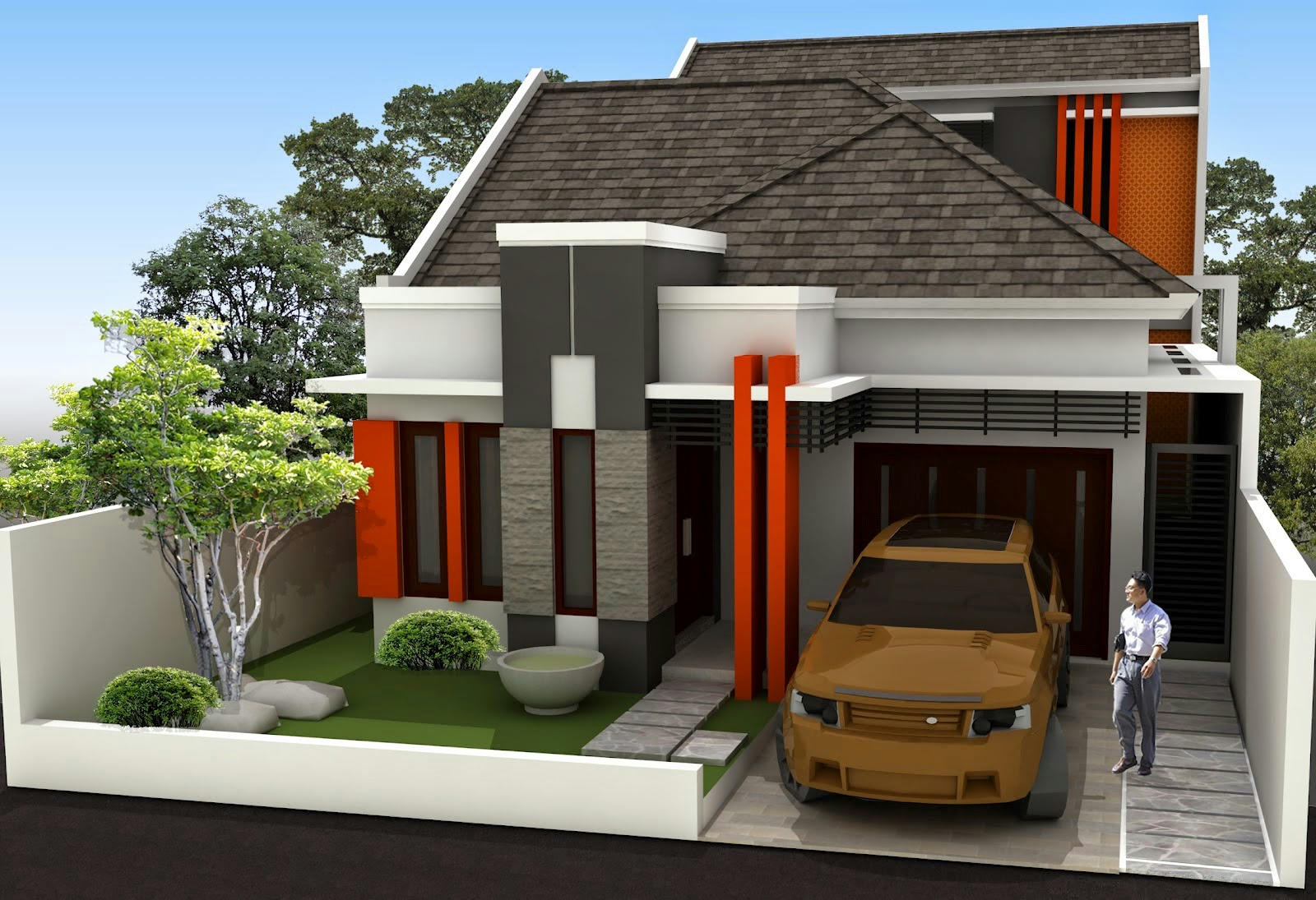  Contoh  Gambar Rumah  Idaman  Dengan Bentuk Minimalis  Creo 