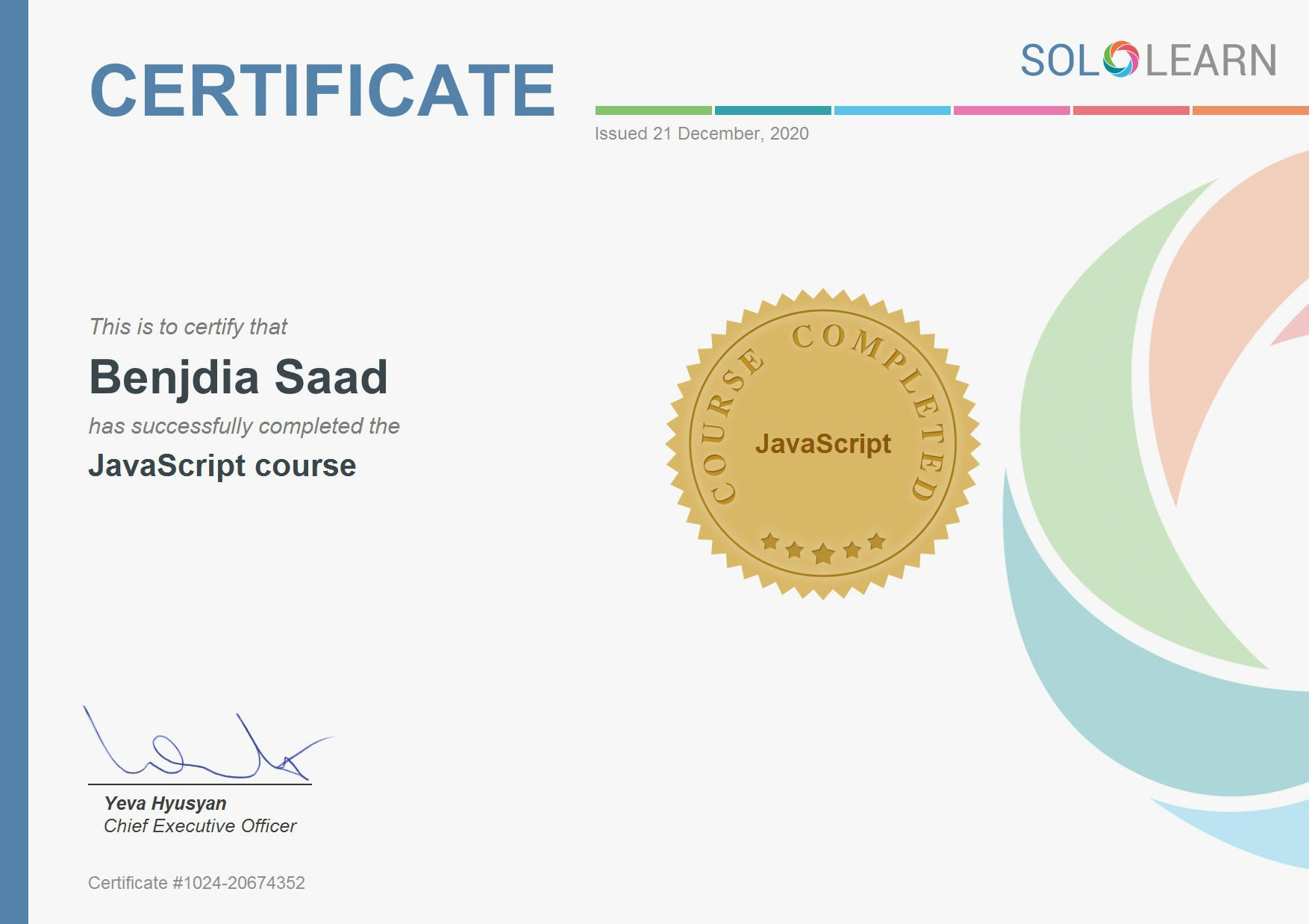 SoloLearn JS