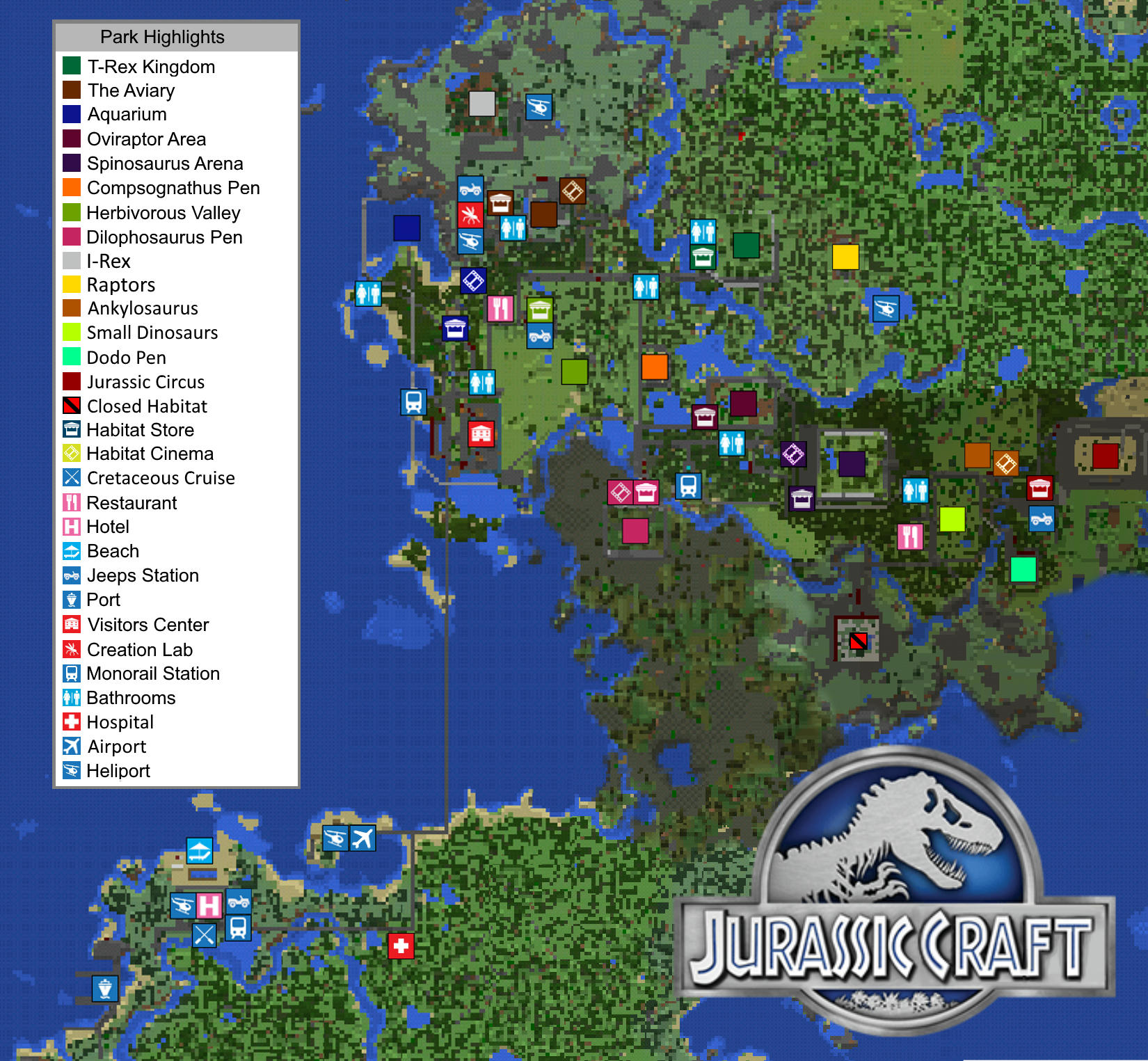 DINOSAURS - Minecraft Map