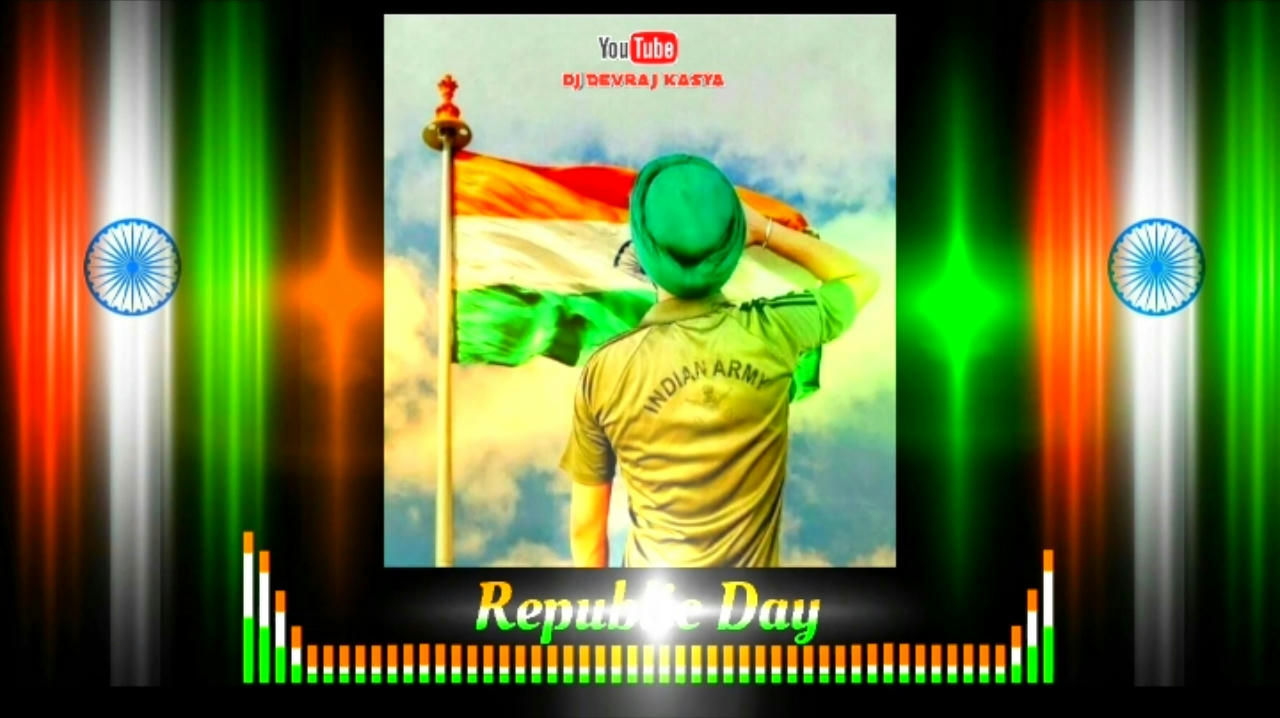 Republic day 26 January avee player template Download