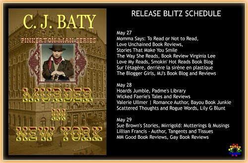 C.J. Baty - Murder in New York SCHEDULE