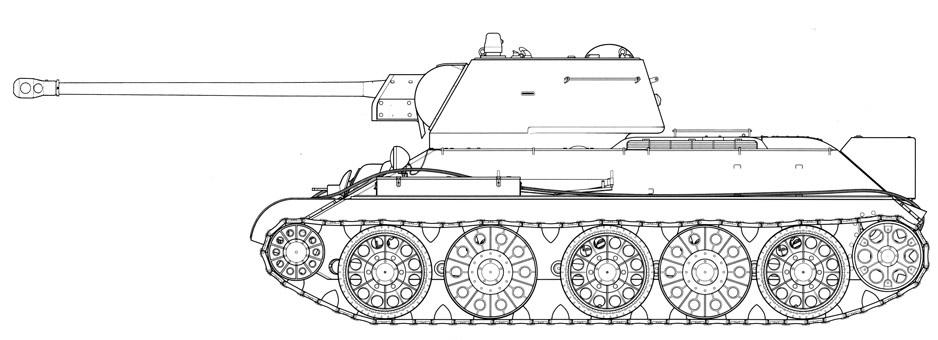 Как нарисовать танк т 60