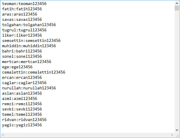 TR - İsim - İsim123456 arşiv