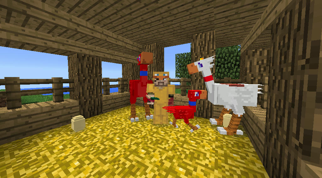 Chococraft Mod Chocobos In Mc Pe 0 15 X 0 16 X Mcpe