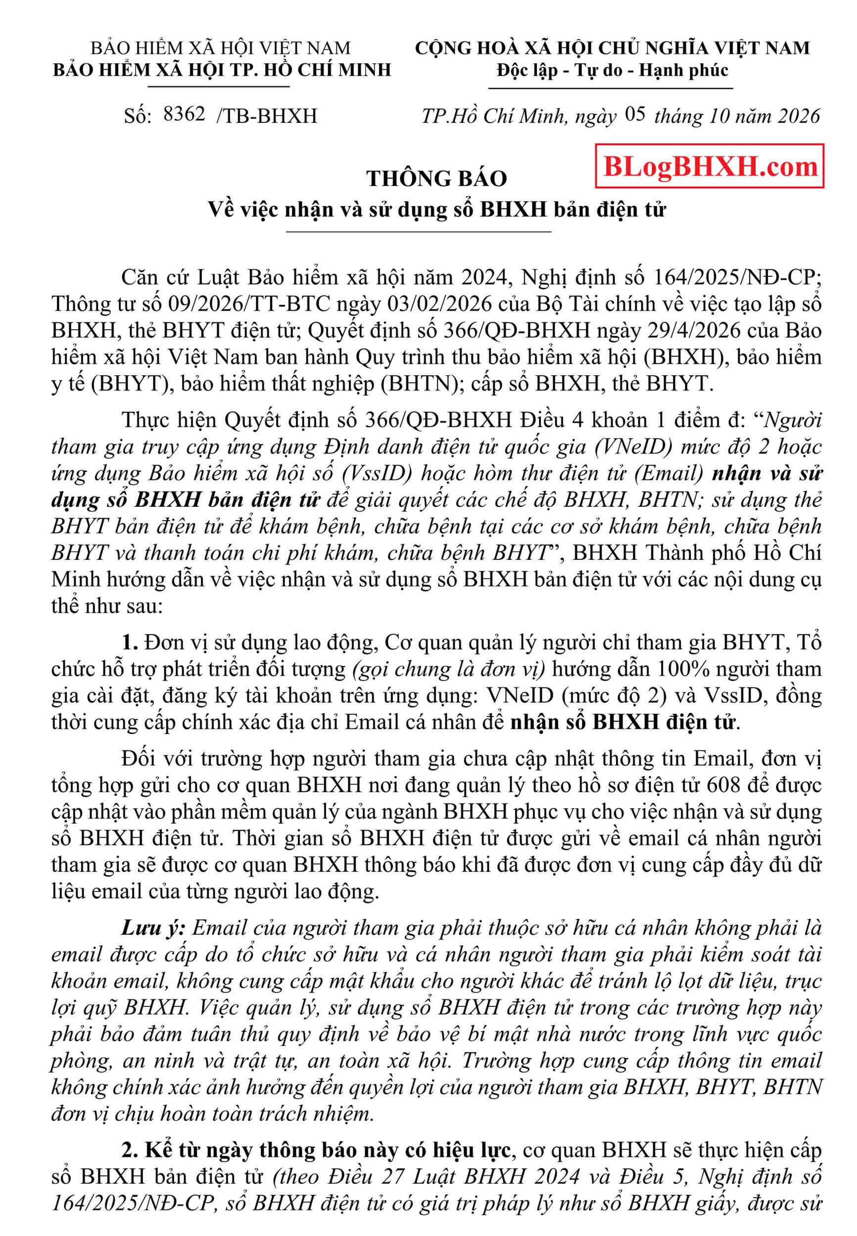 8362-TPHCM TB so BHXH dien tu QD 366 p1.jpg