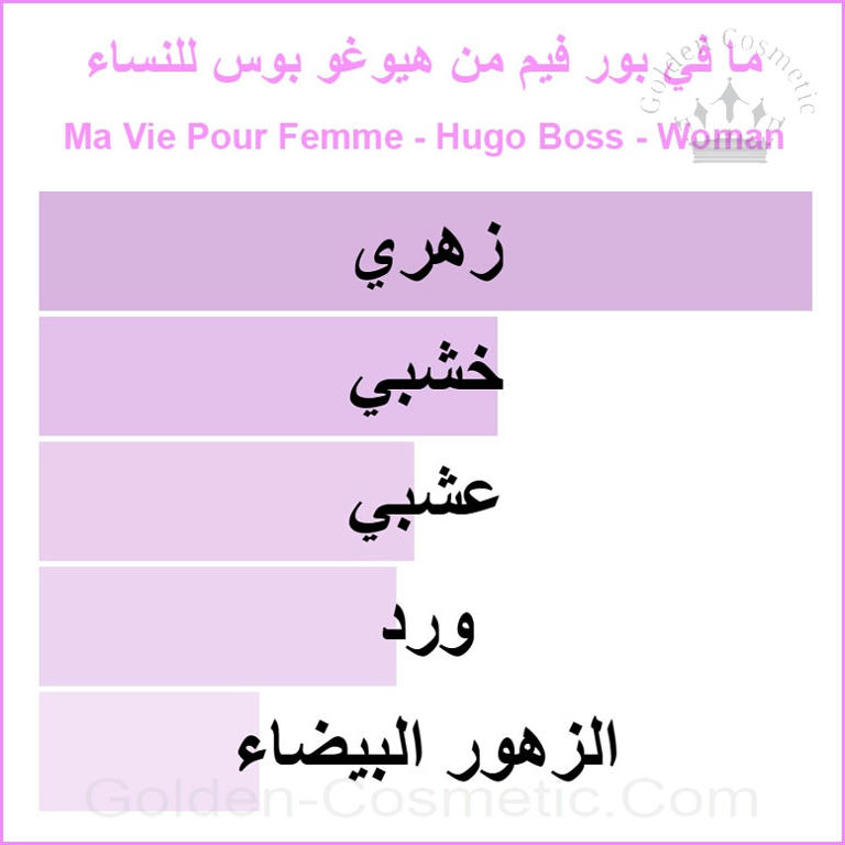 ما في بور فيم من هيوغو بوس للنساء Ma Vie Pour Femme - Hugo Boss - Woman