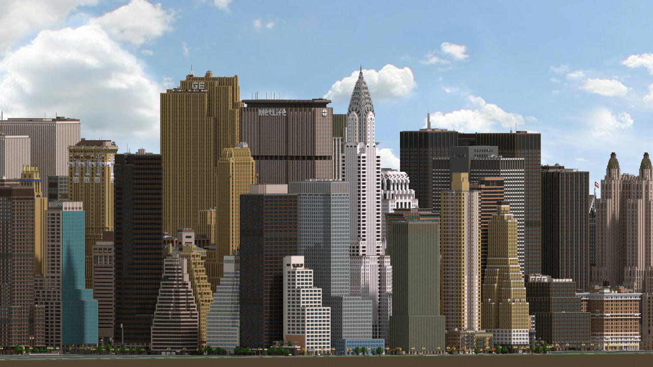 Карта new york майнкрафт