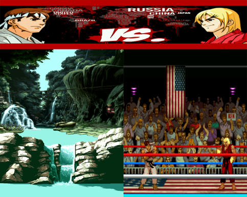 Street Fighter 2 Victory (MUGEN) - Ken VS Vega 