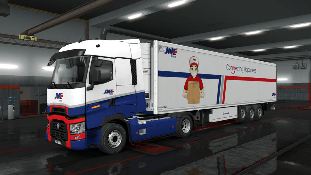 Skin JNE  v 1 6 untuk Euro Truck Simulator 2 Free Download 