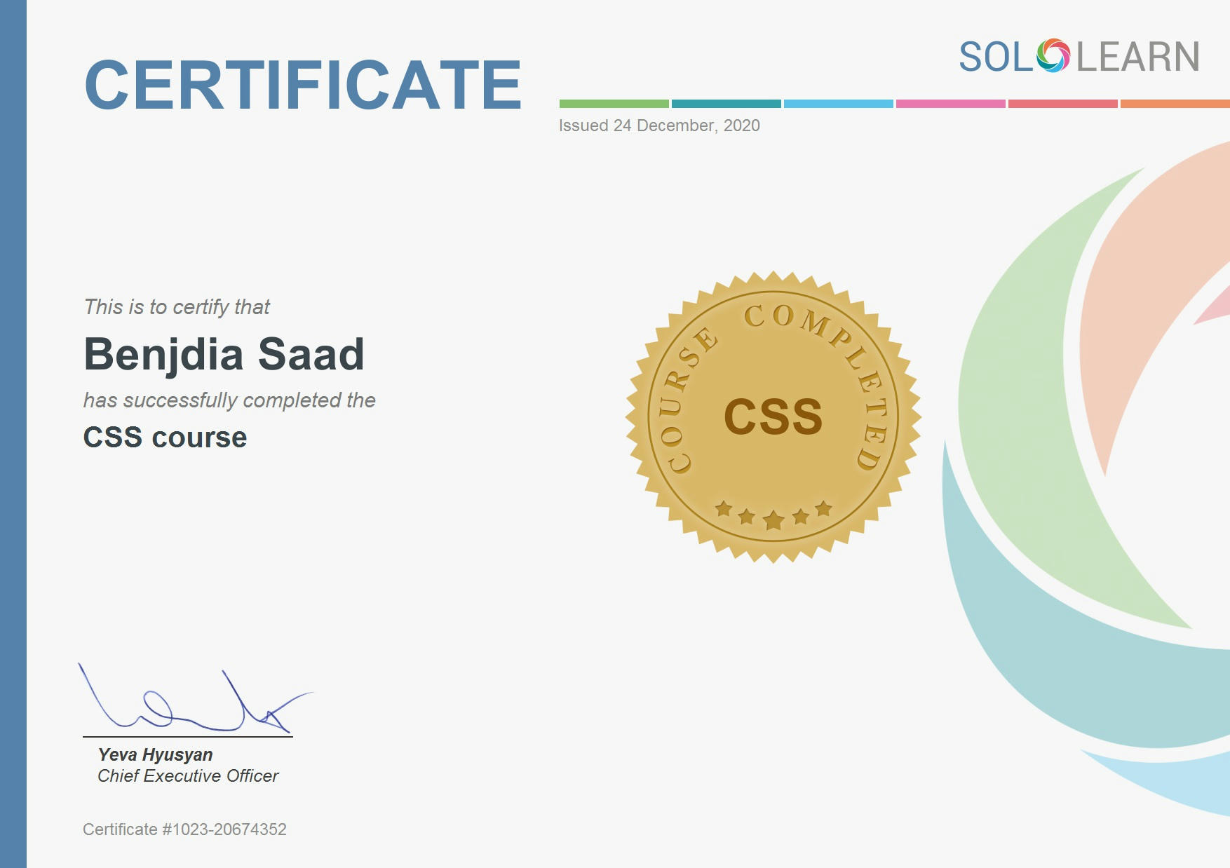 SoloLearn CSS3