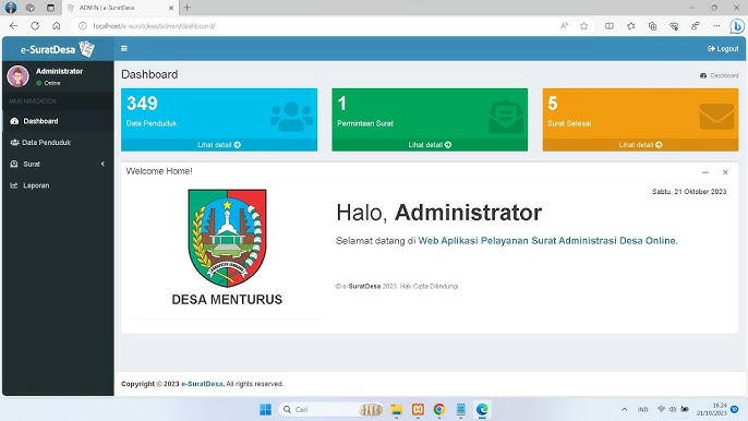 Source Code Aplikasi Pelayanan Surat Administrasi Desa Online