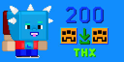 thank you for 200 downloads on Bedrock Dungeons, I never thought I'd reach this far.