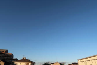 写真（夕方の天空その1）