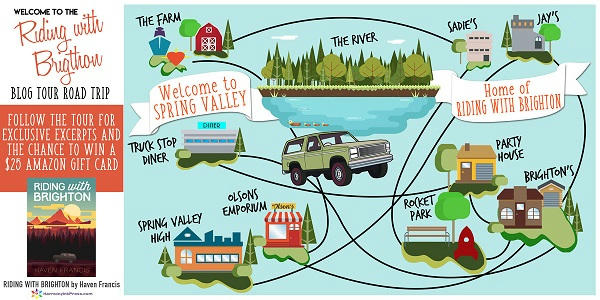 Haven Francis - Riding with Brighton map with legend