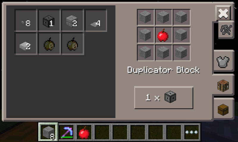 Hew to kreft teh blockz.