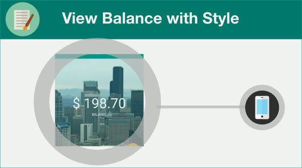 It is made for the impatient who want to know their balance all the time!