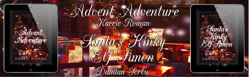 NSP Holiday Stories Santa's Kinky Elf, Simon by Damian Serbu & Advent Adventure by Karrie Roman Banner