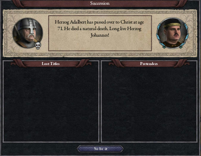 Oh, nice, quoting Caes- wait a minute. Oh god damn it, Crusader Kings. :  r/CrusaderKings