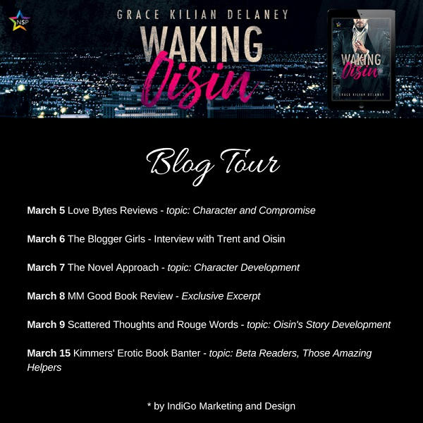 Grace Kilian Delaney - Waking Oisin Blog Tour Promo