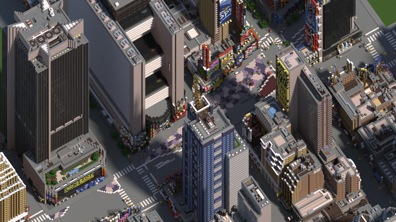 Midtown Manhattan New York City (DOWNLOAD V2 6) Minecraft Map. 