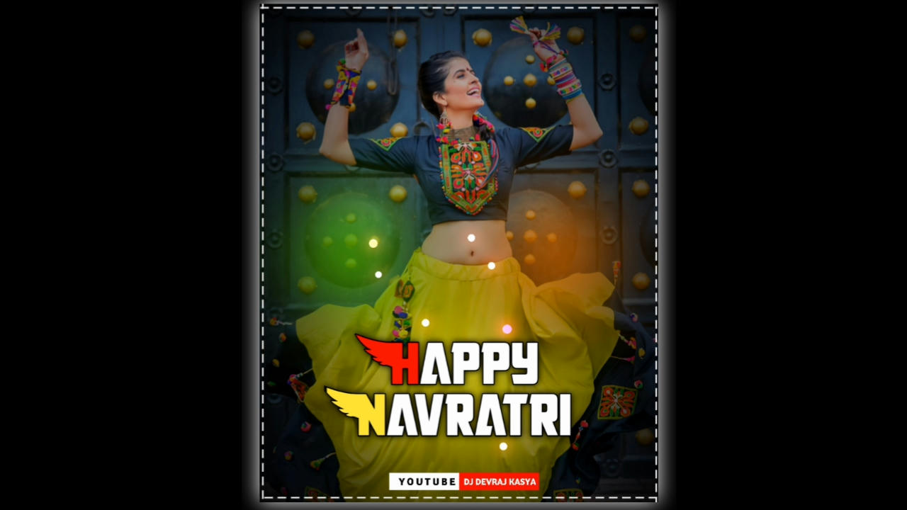 Navratri Special Avee Player Template Download
