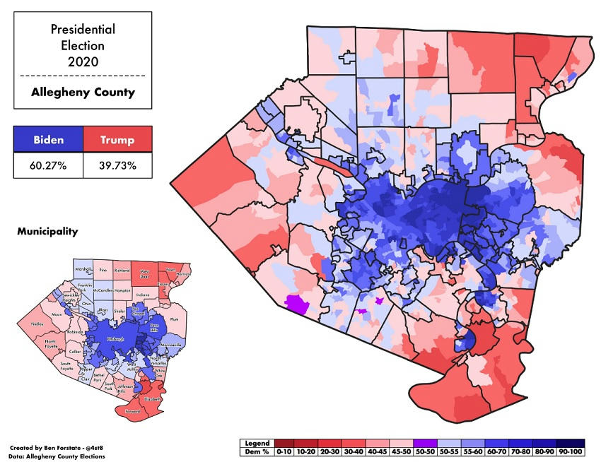 Allegheny County is 60 for Biden Democratic Underground