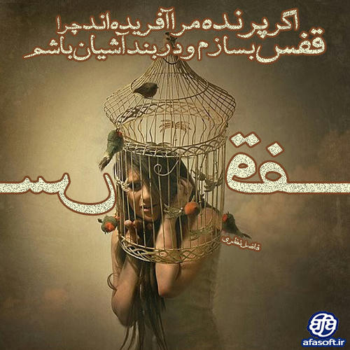 :: قفس بسازم و در بند آشیان باشم ::