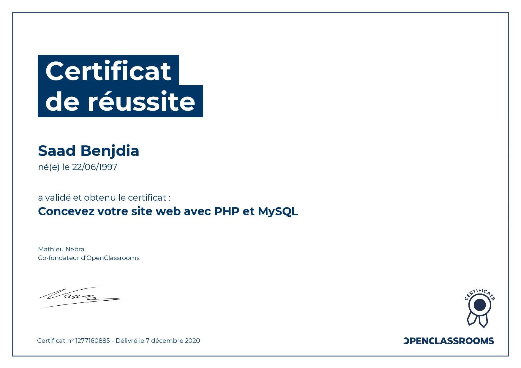 PHP & MYSQL