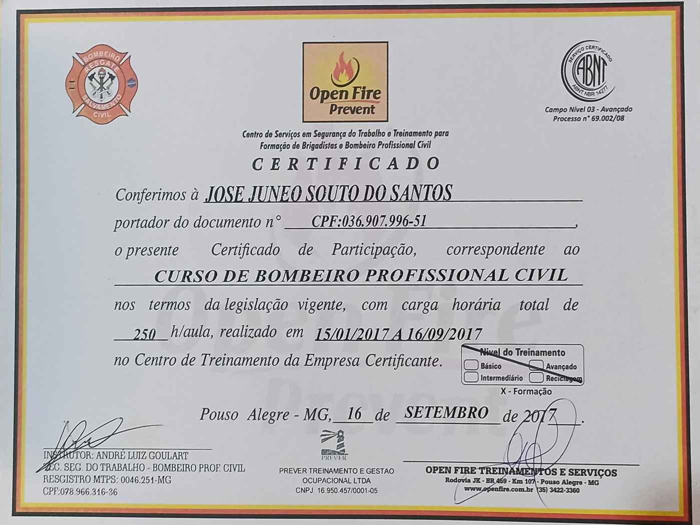 Certificação 3