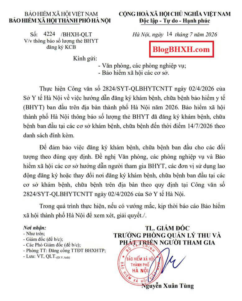 4224 BHXHHN CV THONG BAO SO THE KCB BAN DAU 14.7.2026.jpg