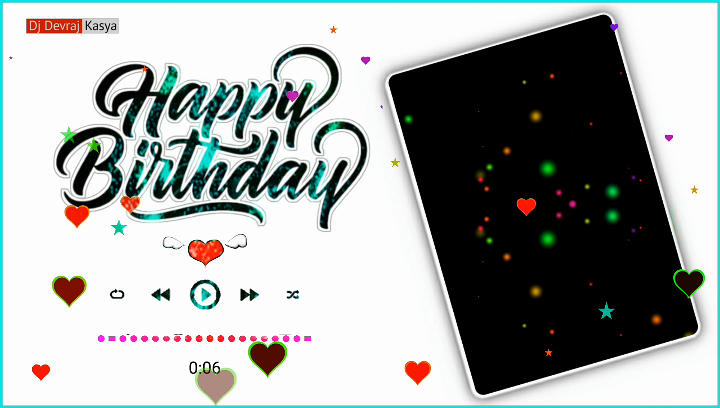 Happy Birthday Special AveePlayer Template Download